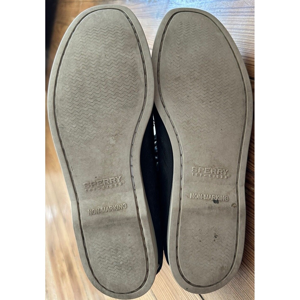 Sperry Top-Sider Huntley Lac Buckle Black‎  Boat Deck Shoe Boots Men's 8.5 M - Picture 6 of 7